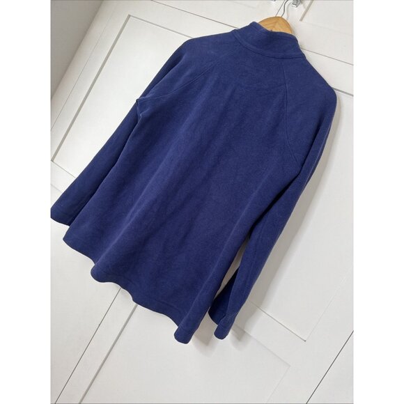 Tommy Bahama Blue Full Zip Sweater | Women's Large Round Neck - Picture 14 of 16